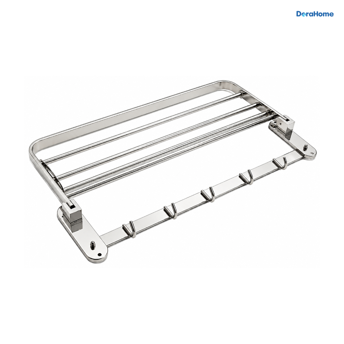 Giá treo khăn đa năng gấp gọn Inox SUS304 EUROLIFE EL-B5 New